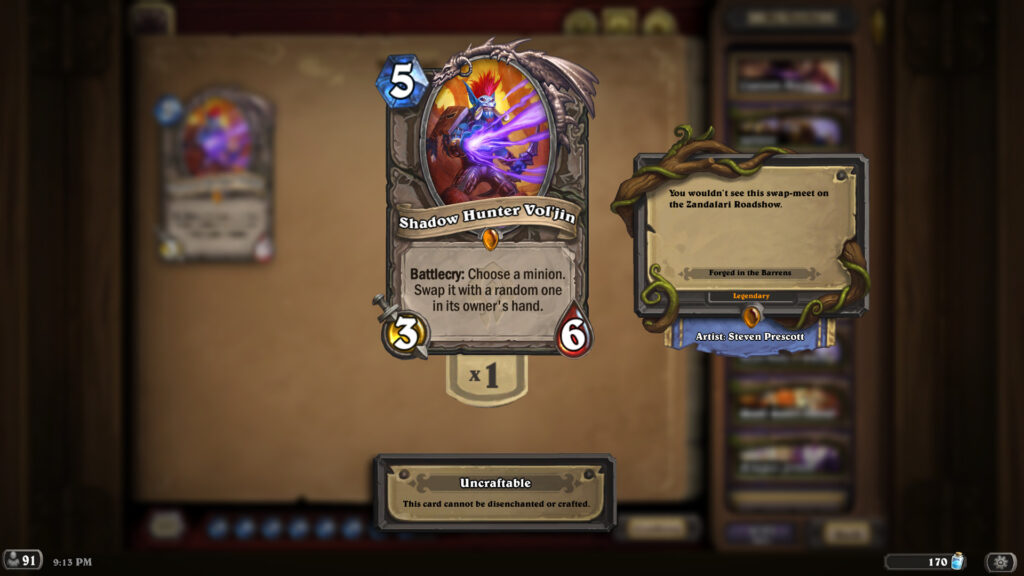 Shadow Hunter Vol'jin