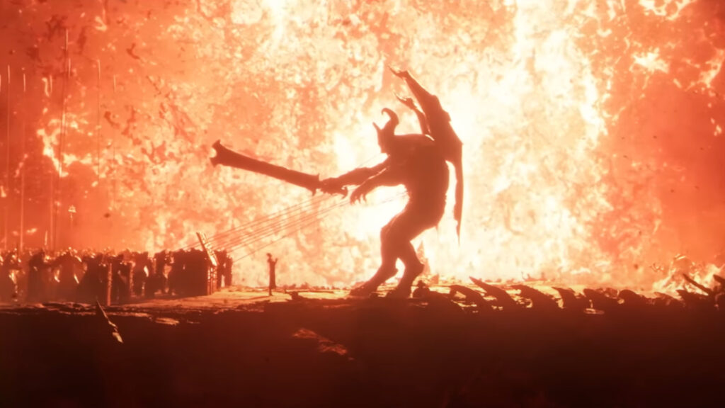 A scene from the Diablo 4 story trailer