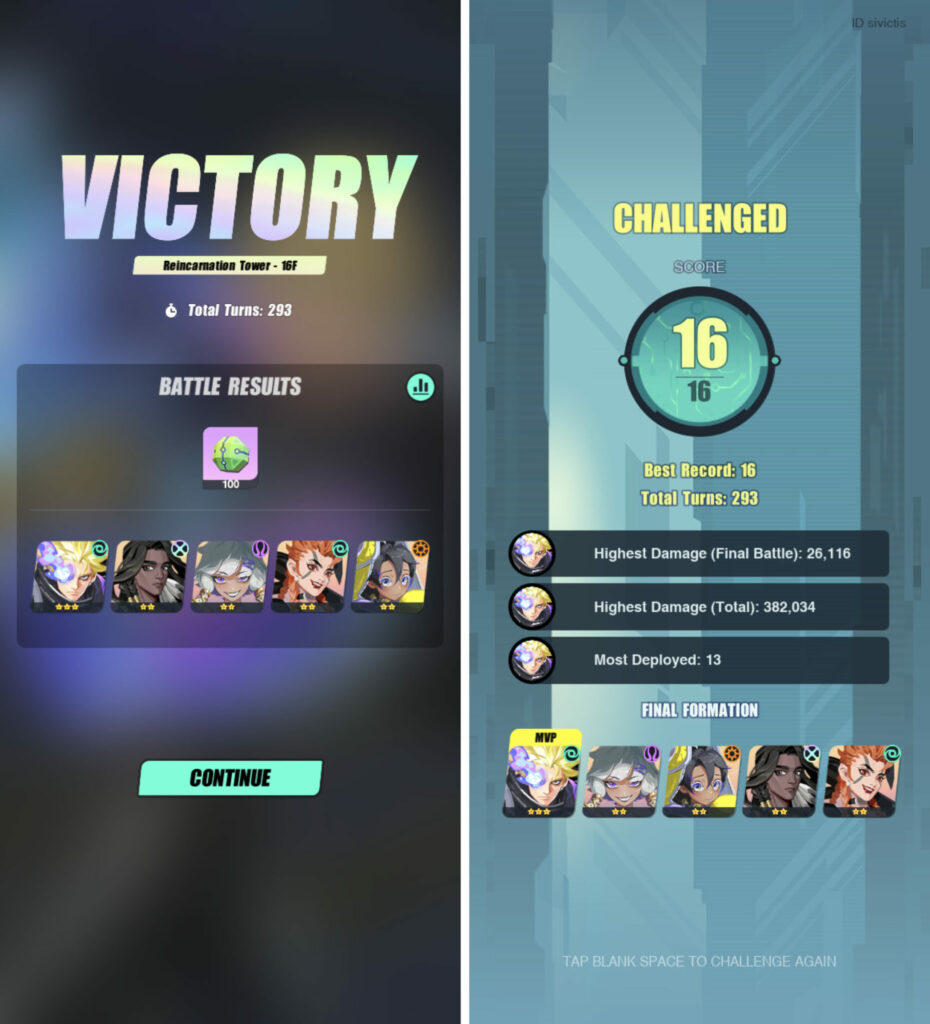 How to clear the Reincarnation Tower in Dislyte