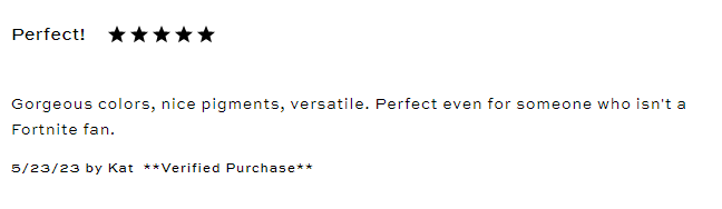 Fortnite makeup review