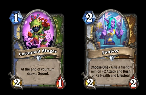 Costumed Singer and Fanboy