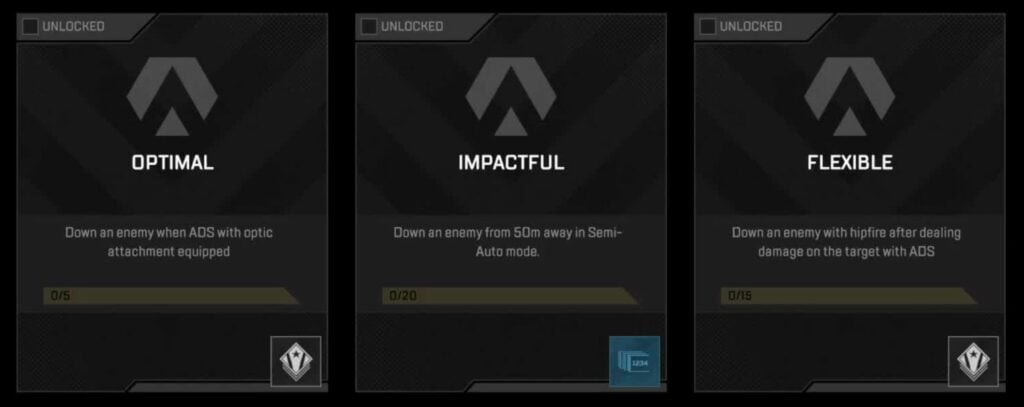 Apex Weapon Mastery challenges 