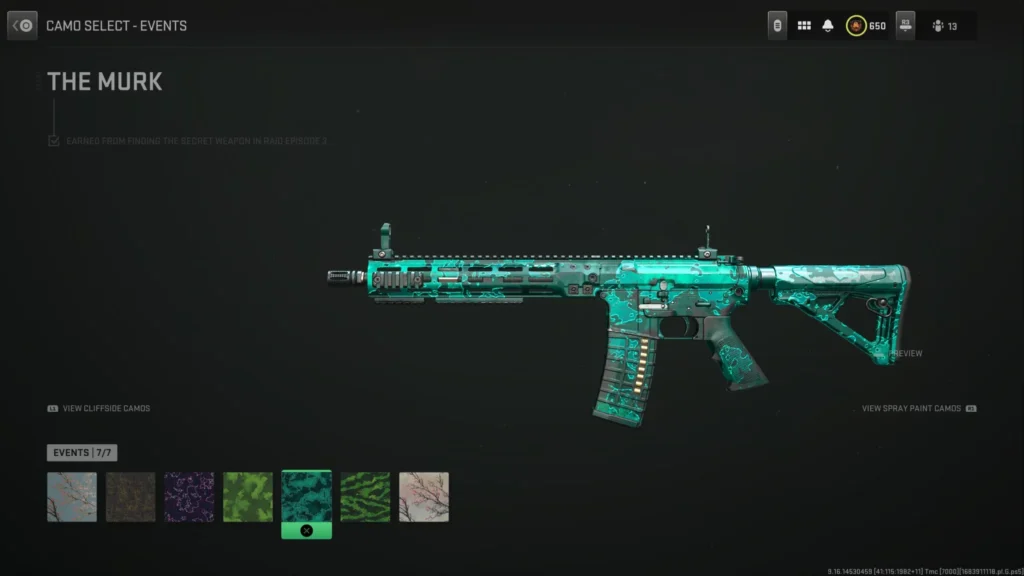 How to unlock the Murk camo in MW2 Raid Episode 3