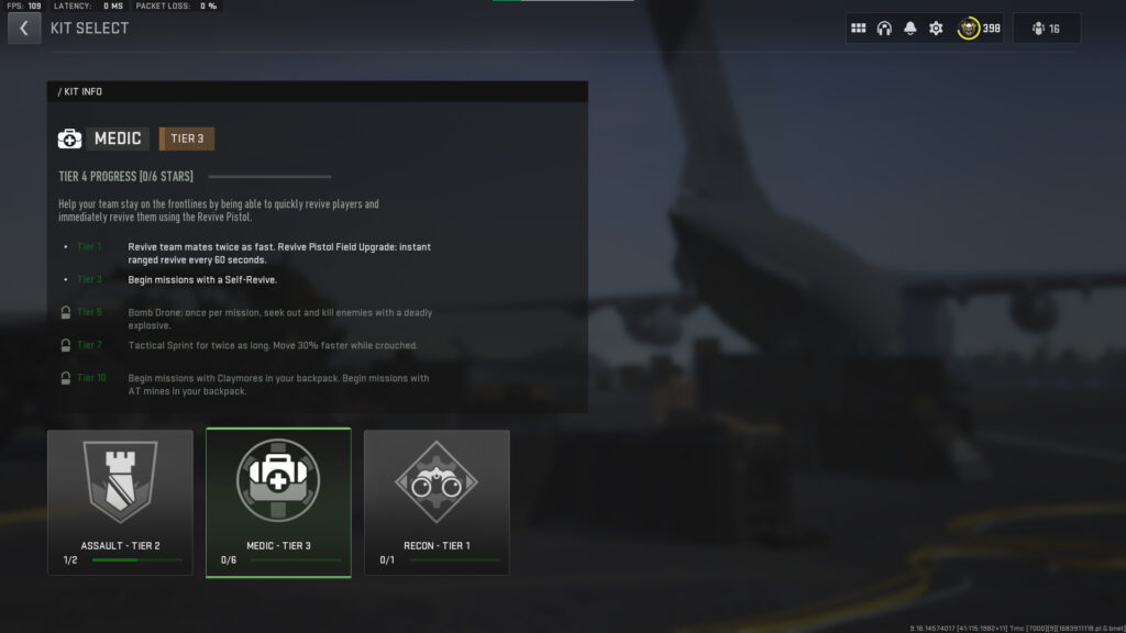 The medic type of kit in the Atomgrad Raid.