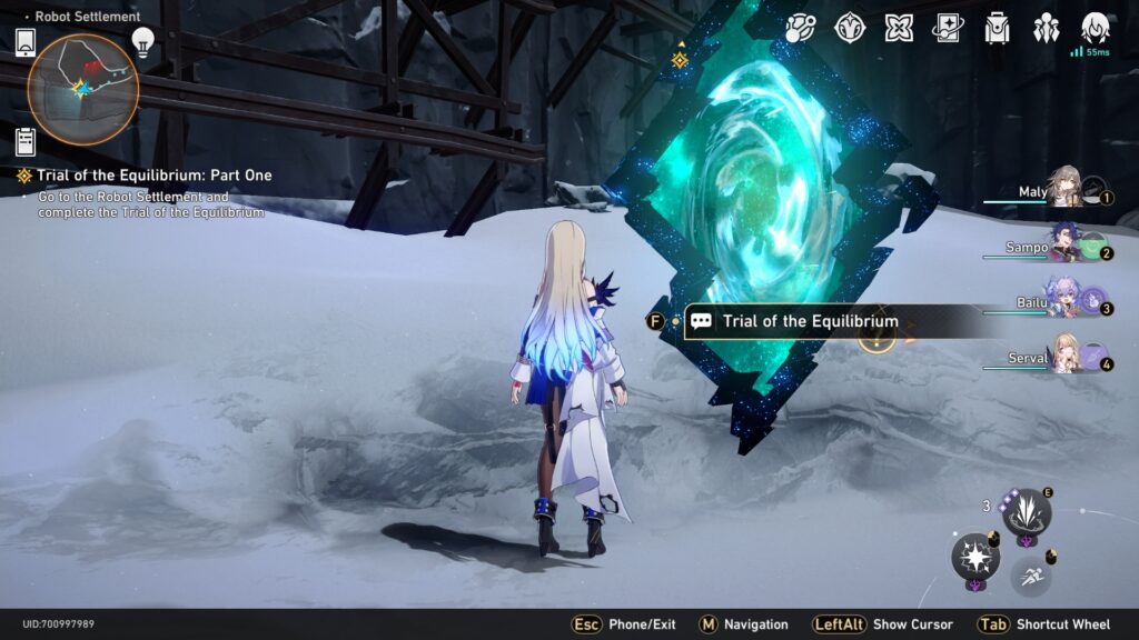 The Trial of the Equilibrium 1 once unlocked is located in the Robot settlement of Jarilo-VI