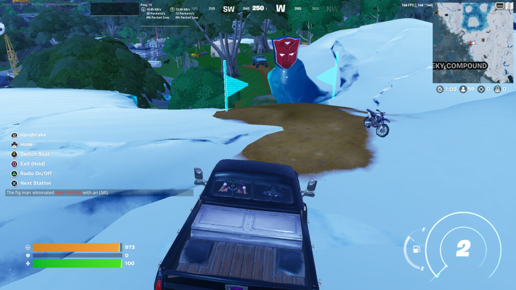 Autobot tokens locations in Fortnite 1