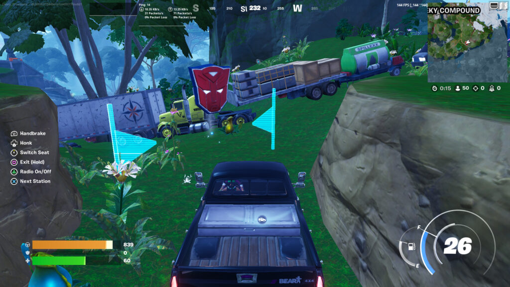 Autobot tokens locations in Fortnite 1