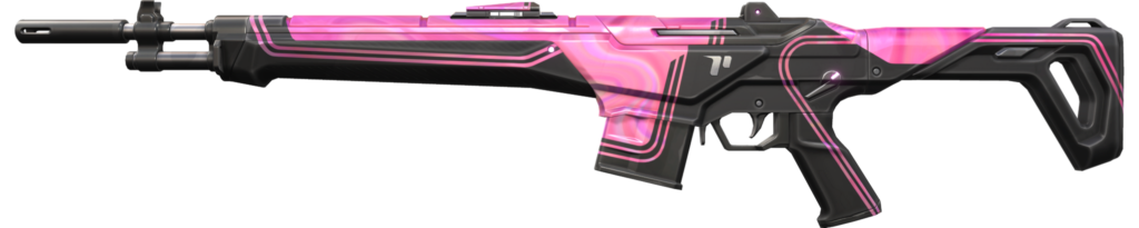 The Blush Guardian from the VALORANT Episode 7 Act 1 Battlepass.