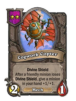 Cogwork Copter added in Hearthstone Battlegrounds Patch 26.6