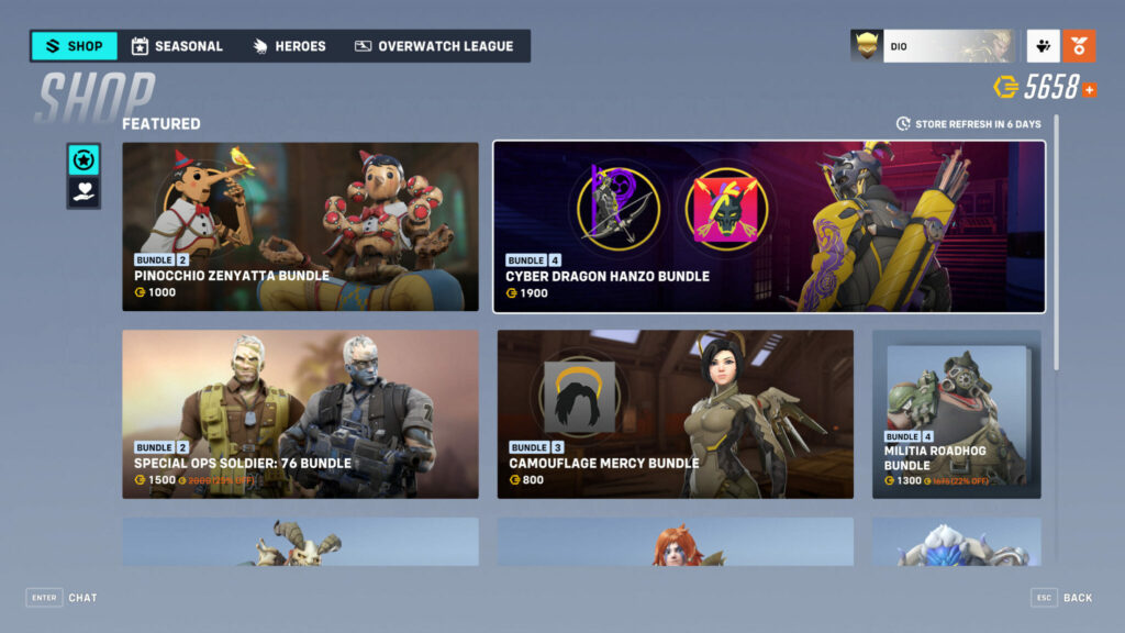 The Cyber Ninja Hanzo skin and more
