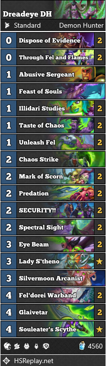 Hearthstone top Legend deck