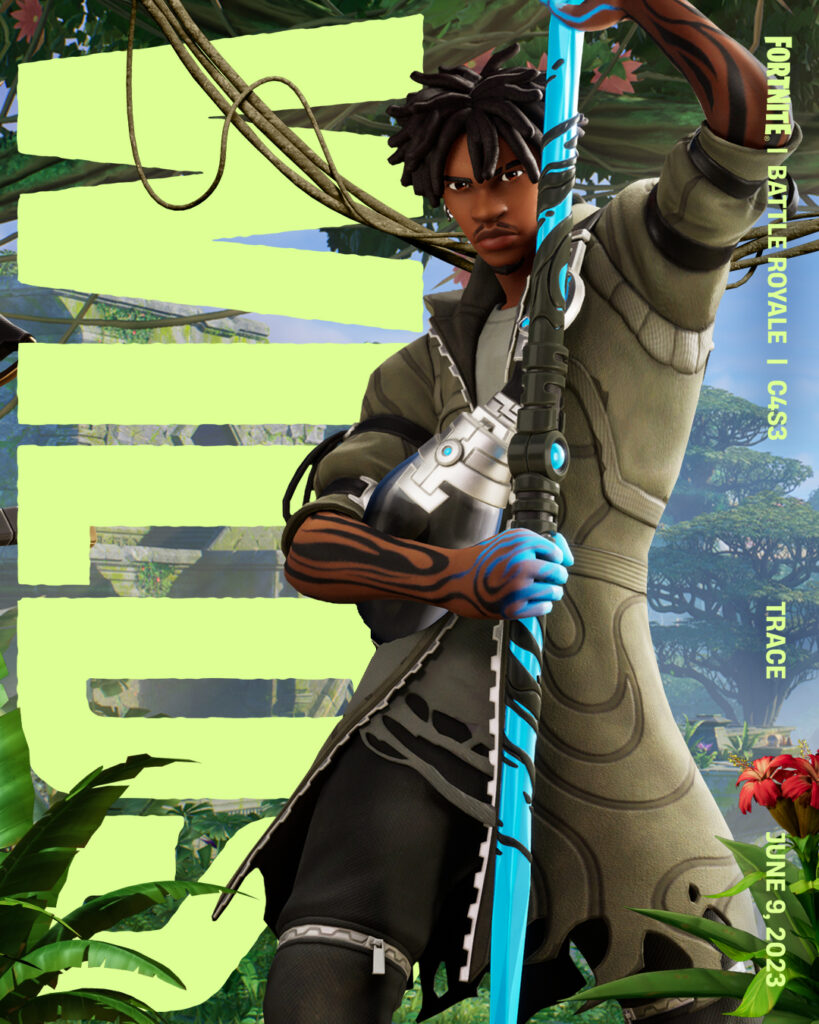 Fortnite Chapter 4 Season 3 Battle Pass skins: Trace