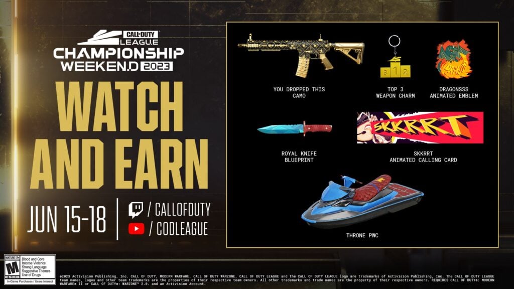 CDL Champs 2023: How to watch and earn free Twitch Drops