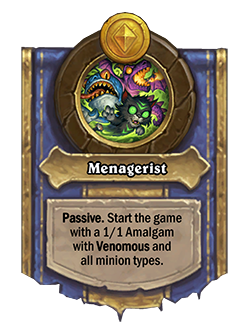 The Curator's Hero Power is now Venomous after the Hearthstone Battlegrounds Patch 26.4.3 Balance Changes