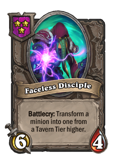 Faceless Disciple removed in Hearthstone Battlegrounds Patch 26.6