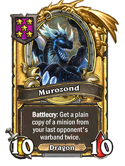 Golden Murozond changed to two plain copies instead of a Golden one in Hearthstone Battlegrounds Patch 26.6