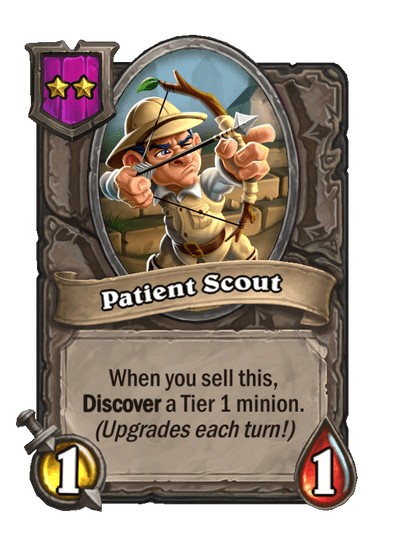Hearthstone Battlegrounds Patch 26.6.2 brings back Patient Scout.