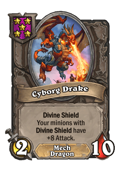 Cyborg Drake returns in Hearthstone Battlegrounds Patch 26.6