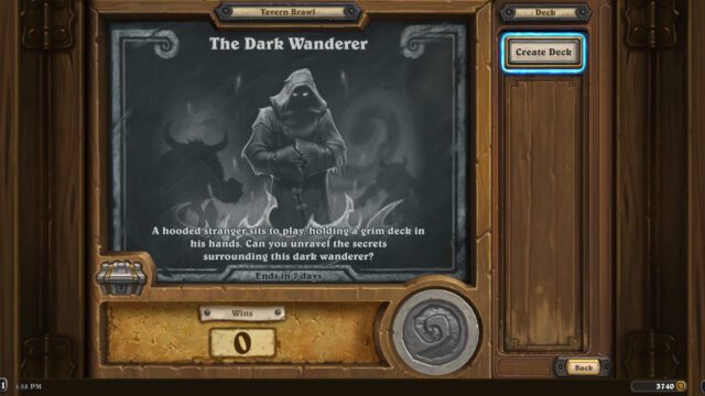 Decks for the Dark Wanderer Hearthstone Tavern Brawl