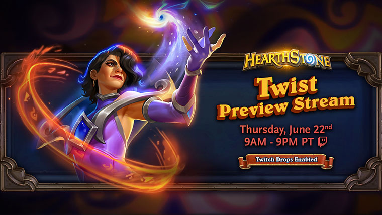 Hearthstone new mode preview stream Drops