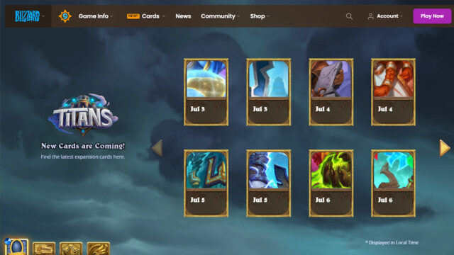 All Hearthstone TITANS expansion Card Reveals