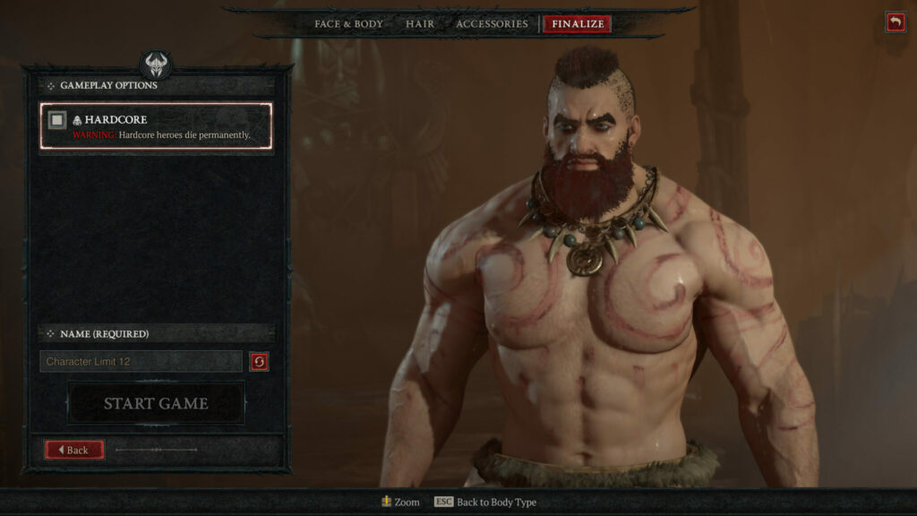 How to access Diablo 4 Hardcore mode