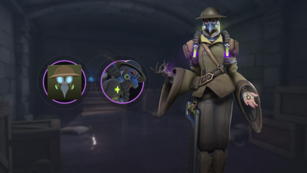 How to unlock the Plague Doctor Moira skin in Overwatch 2