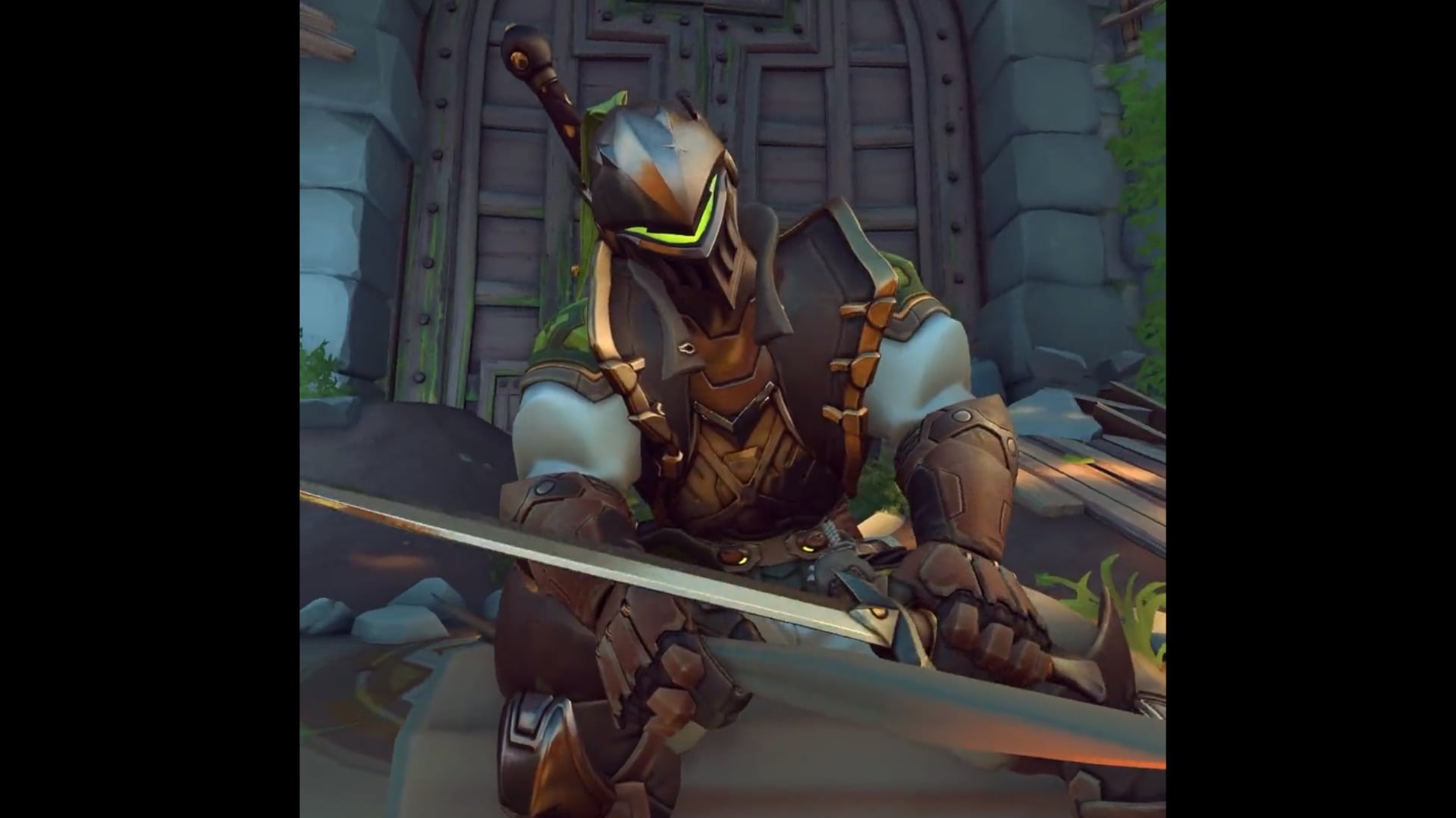Fantasy Knight Genji skin in Overwatch 2