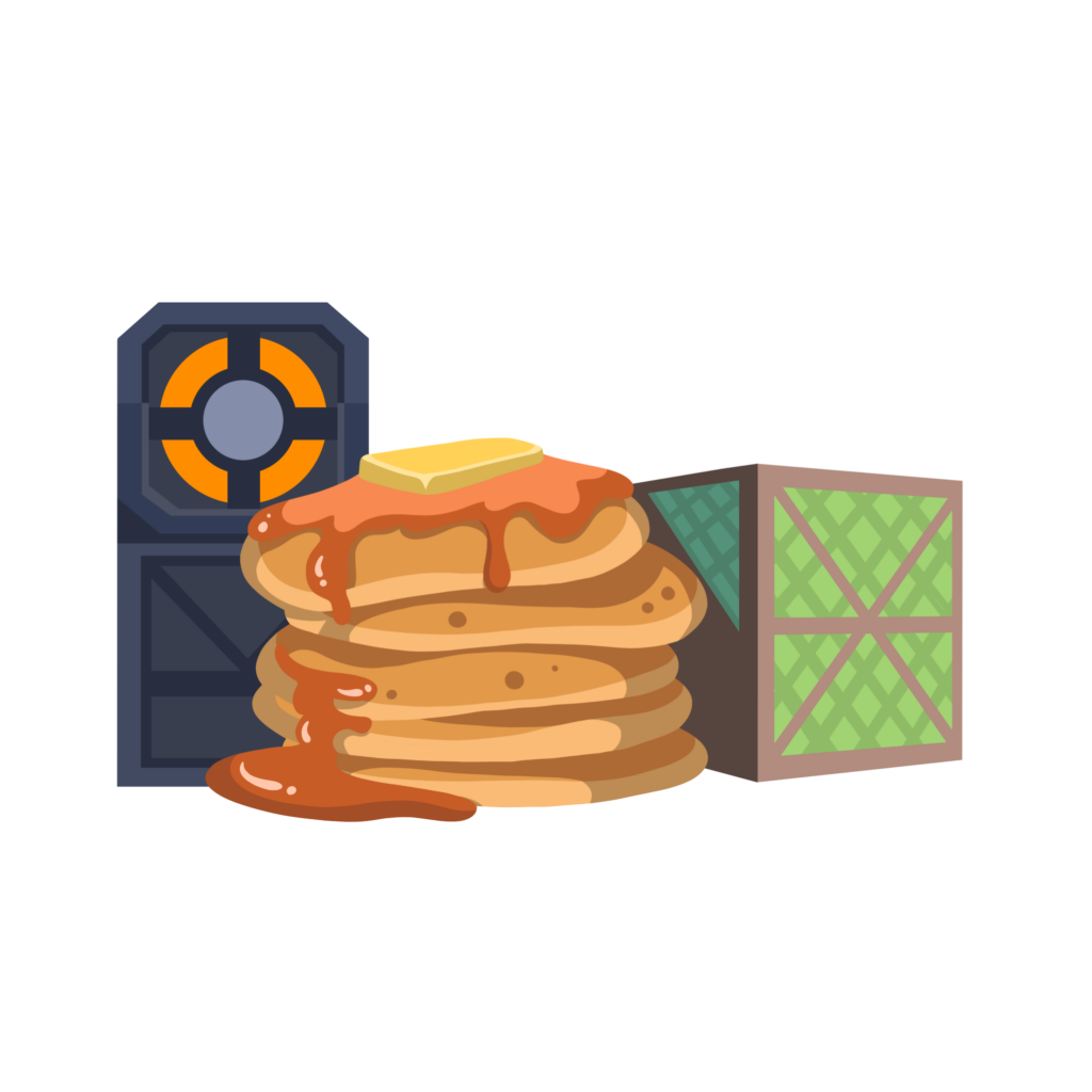 The Pancake Pile-Up Spray.