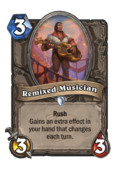 Remixed Musician Hearthstone effects (Image via Blizzard Entertainment)