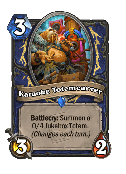 Remixed Totemcarver Hearthstone Jukebox Totem (Image via Blizzard Entertainment)