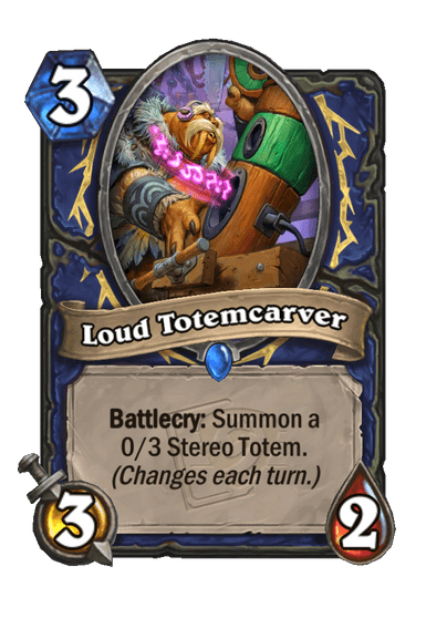Remixed Totemcarver Hearthstone Stereo Totem (Image via Blizzard Entertainment)