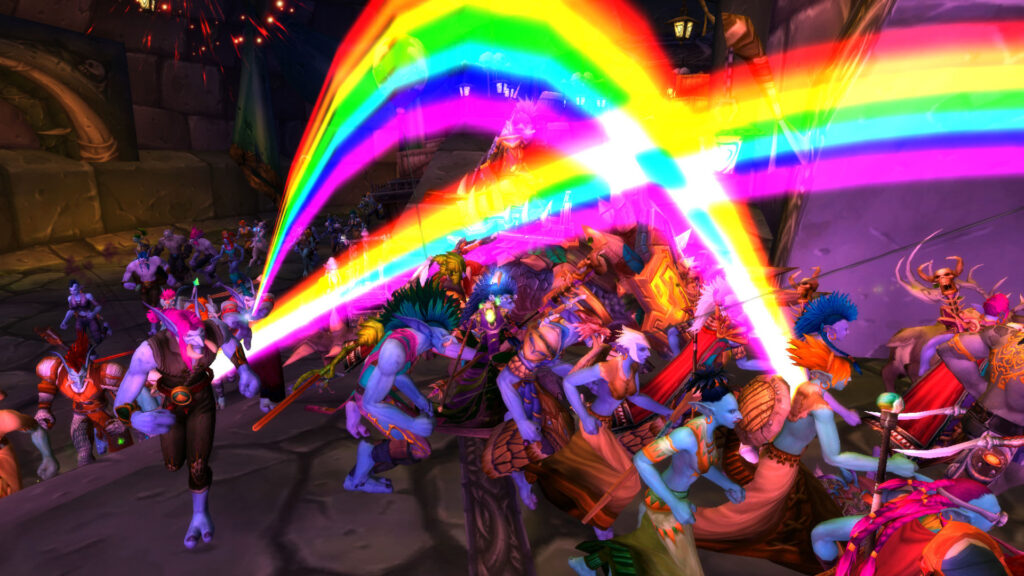 Running of the Trolls event celebrates Pride Month in World of Warcraft