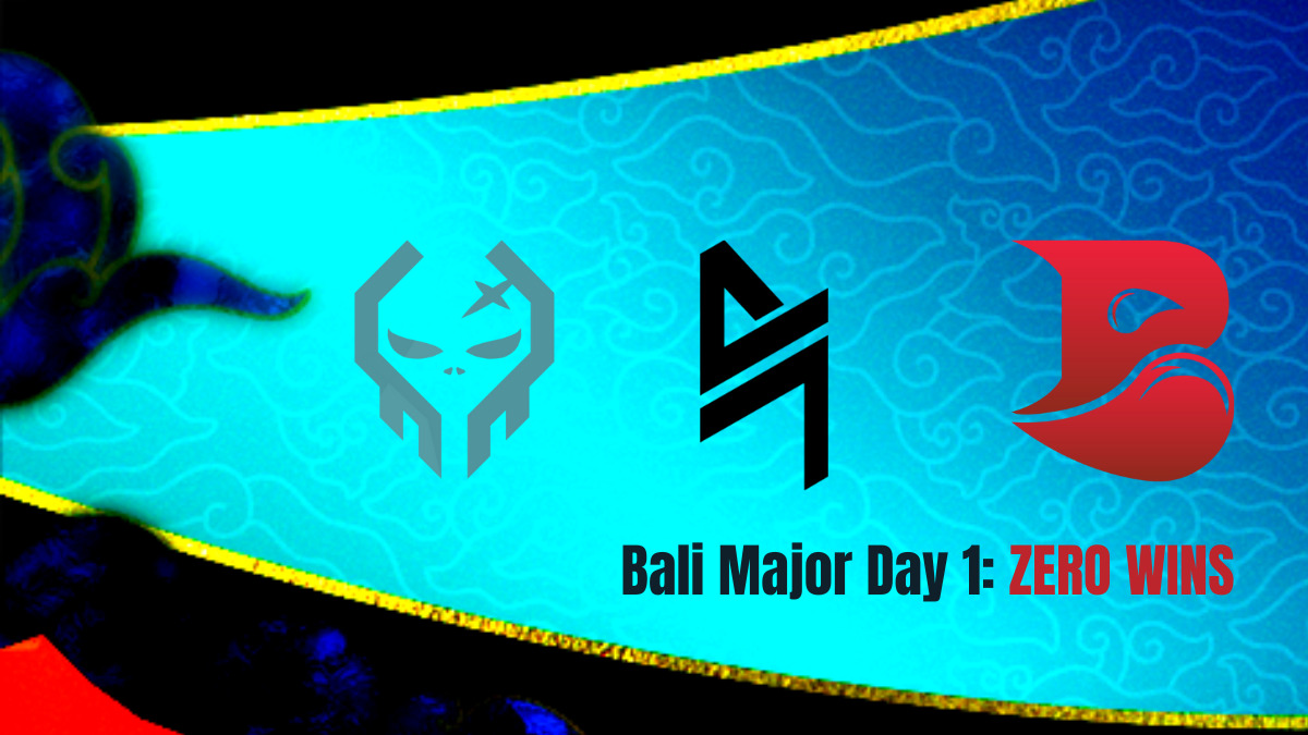 Horrible first day at Bali Major for SEA teams