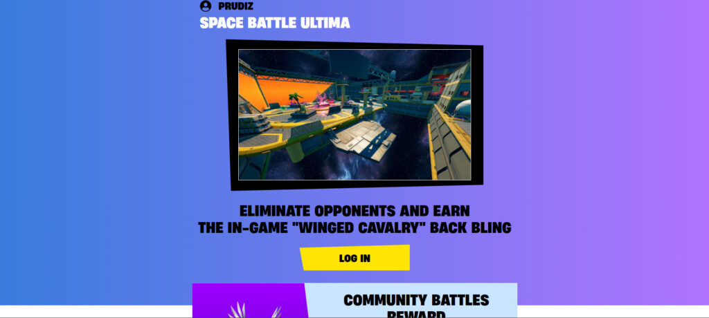 Fortnite Community Battles Step 1