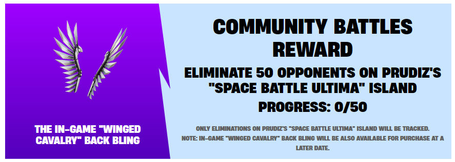 Fortnite Community Battles tracker