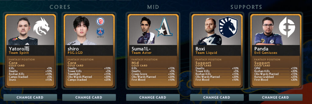 Bali Major Fantasy Picks (July 29)