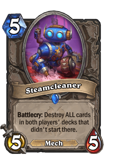 Steamcleaner Hearthstone Dark Wanderer Tavern Brawl deck