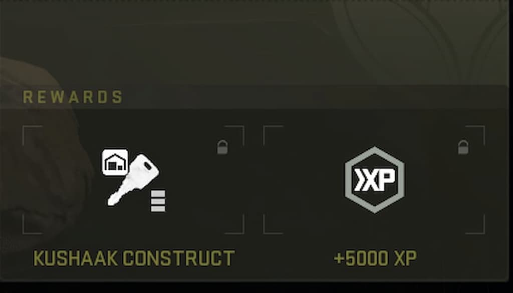 COD DMZ rewards show a Stronghold Key as an obtainable option.