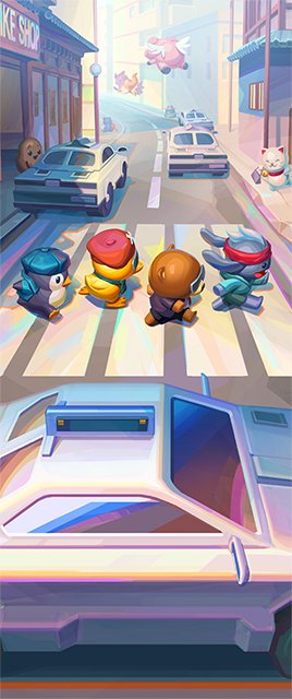 The Tactical Road Crossing Player Card.