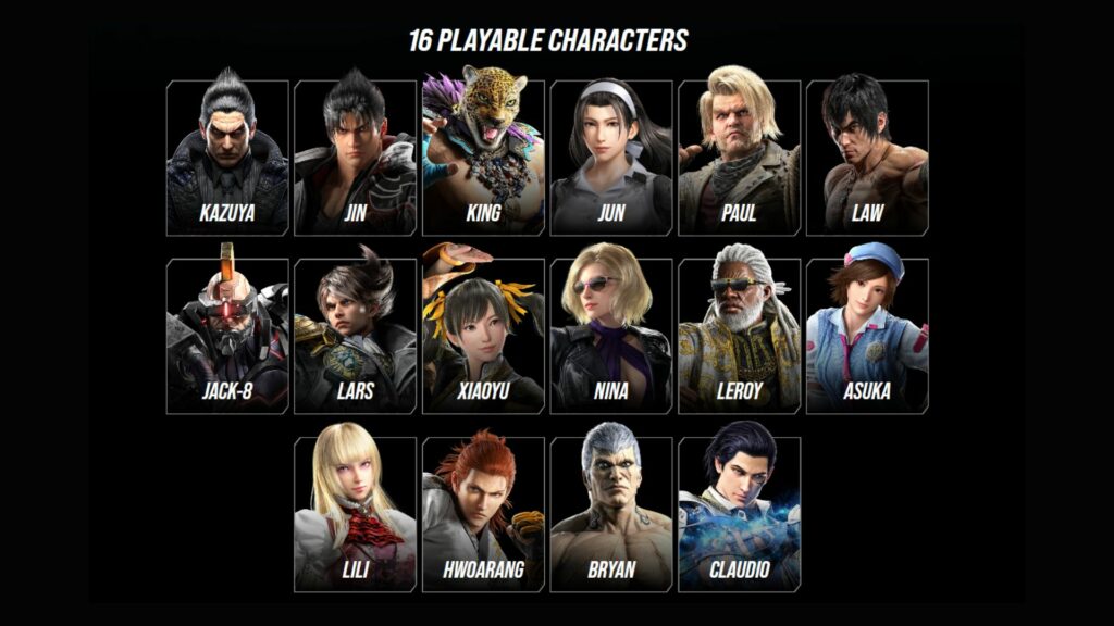 Players lucky enough to receive an invite for the Tekken 8 Closed Network Tests will get the chance to try 16 playable characters, including Claudio, a new addition.