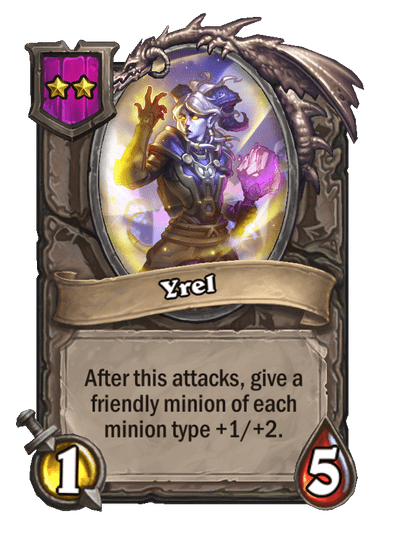 Yrel returns in Hearthstone Battlegrounds Patch 26.6