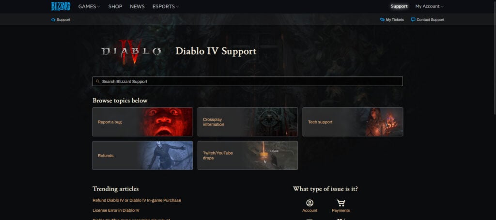 Diablo 4 error code 316719