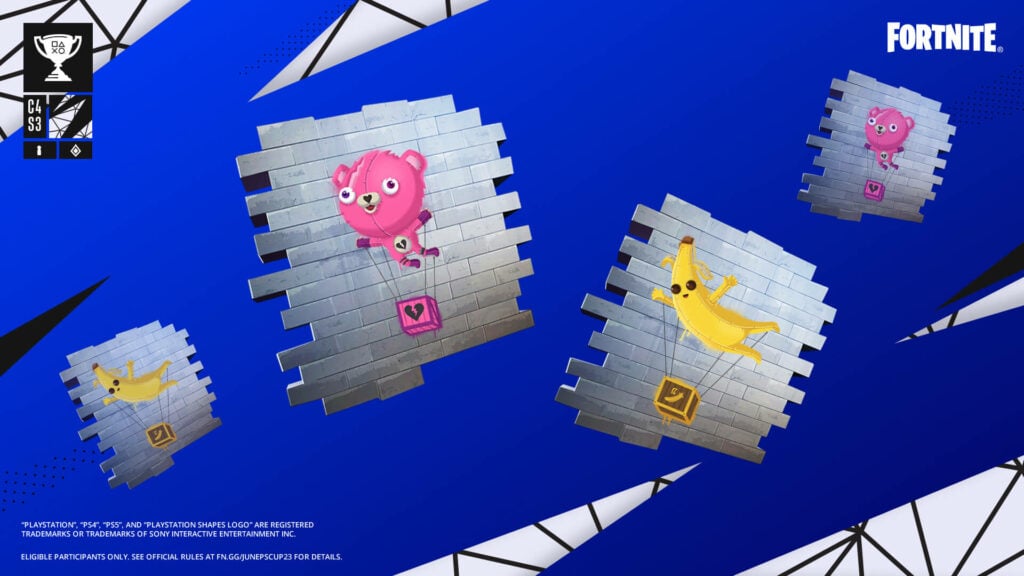 PlayStation Cup Fortnite cosmetic rewards