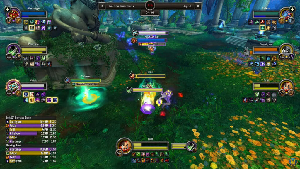 Golden Guardians versus Liquid in the World of Warcraft Arena World Championship