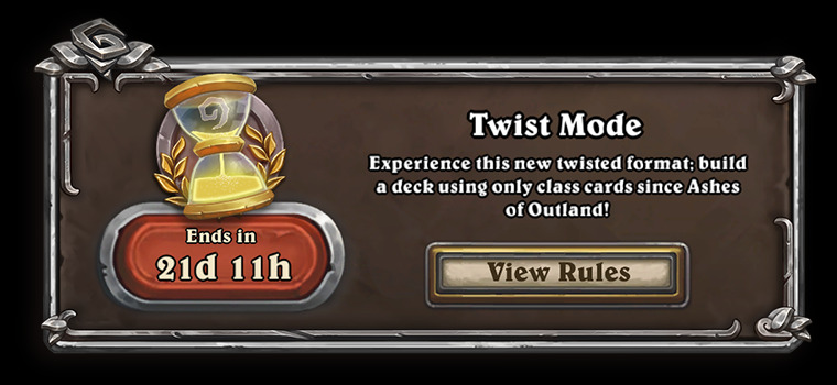 Hearthstone Twist game mode will replace Classic