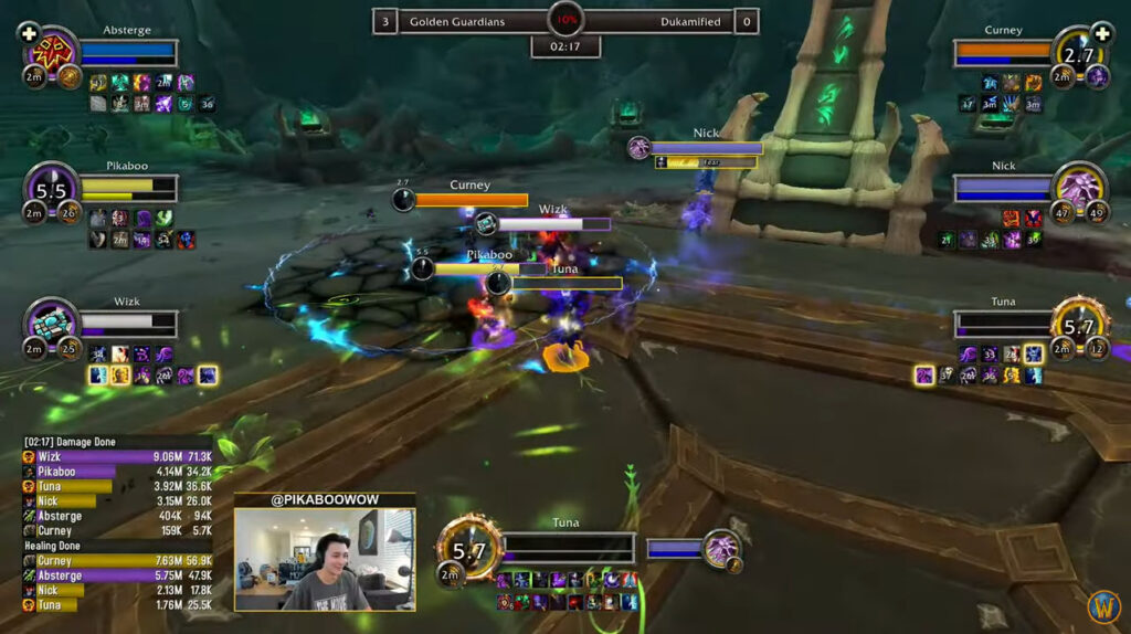 Golden Guardians during the Arena World Championship