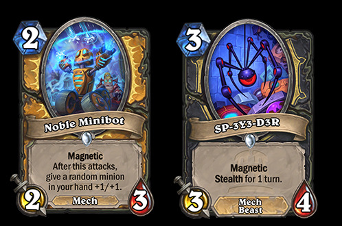 Noble Minibot and SP-3Y3-D3R (Image via Blizzard Entertainment)