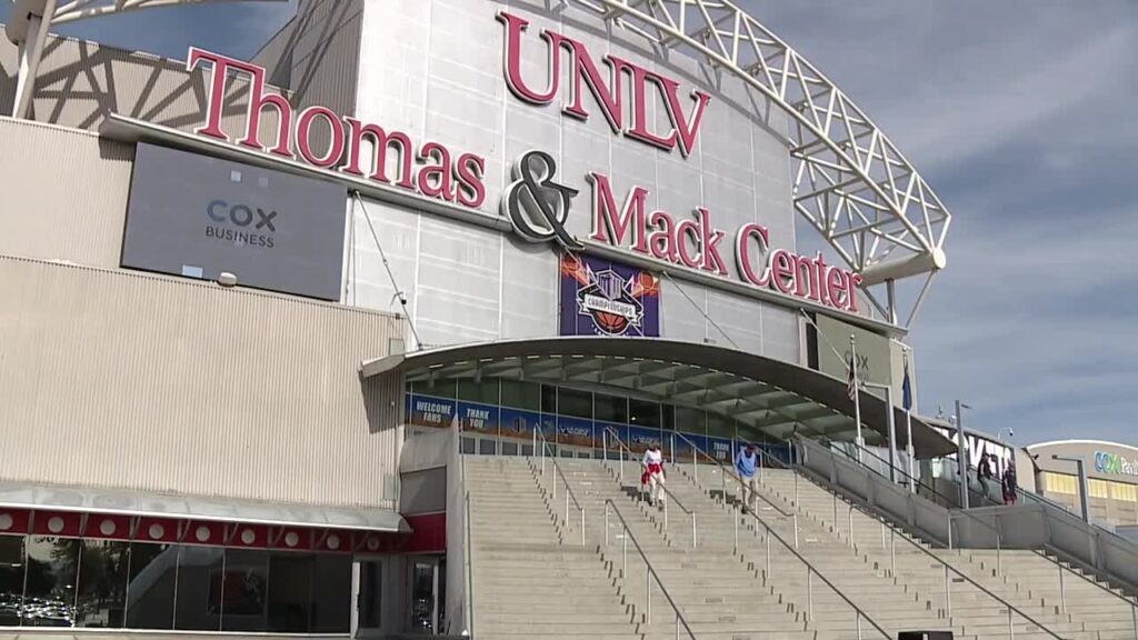 Thomas and Mack Center in Las Vegas. Photo via UNLV.