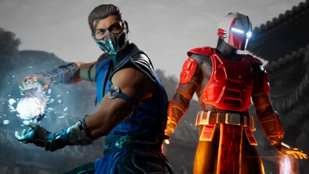 Cyrax's brother Sektor in MK1